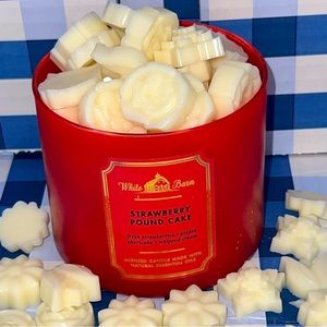 Bath and body works Candle Strawberry pound Cake Wax Melts